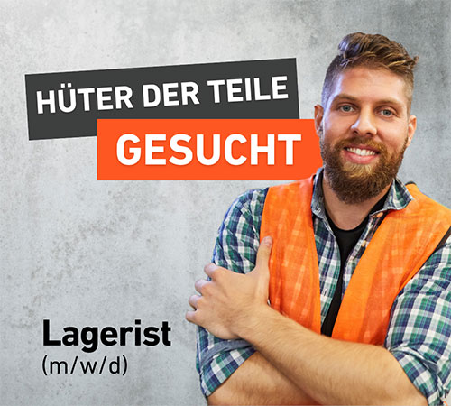 Wir suchen Lageristen